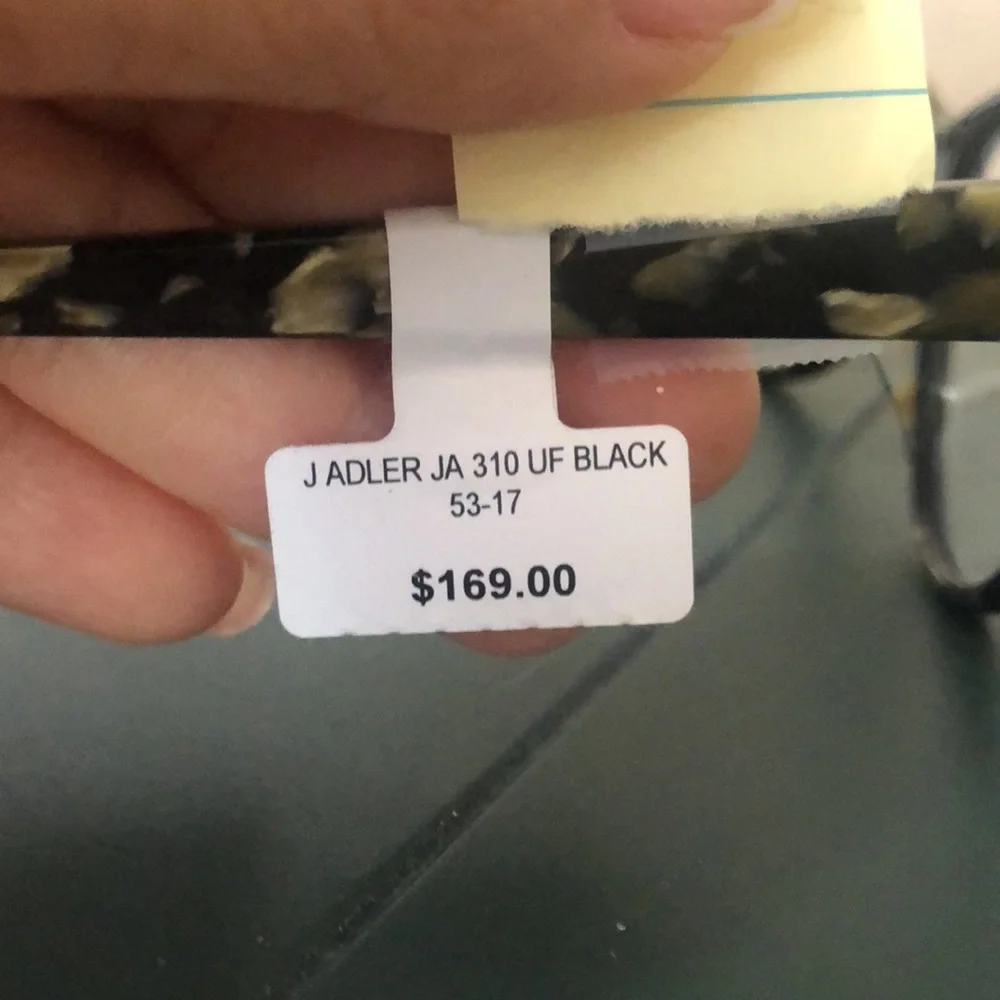 Jonathan Adler Black Cat-Eye Eyeglass Frames NWT